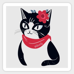 Lady Cat Sticker